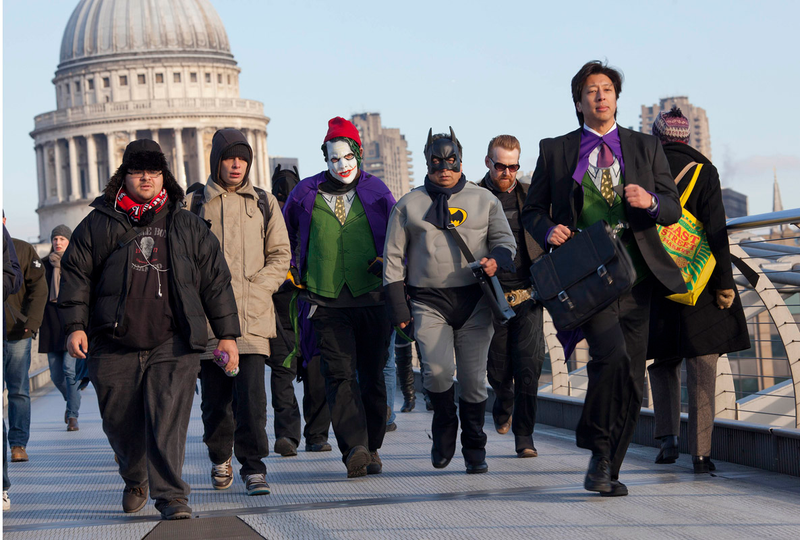 Illustration for article titled Real Life Gotham City Impostors Looks More Entertaining Than the Game